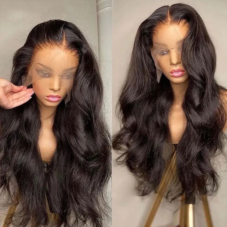 13X4 Body Wave Lace Front Wig 100% Remy Human Hair 18 inches .Can Be Bleached, Dyed And Styled As You Like, Makes You More Charming with Various ...