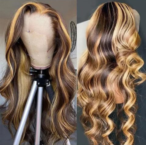 360 Straight Lace Front Wigs Human Hair pre plucked with Baby Hair 180% Density HD Transparent Glueless Wigs Human Hair for Woman ... SFD 360 Highlight Ombre Lace 20 inch.